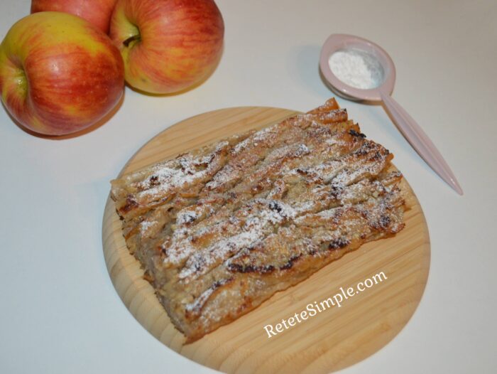 Layered Apple, Walnut & Cinnamon Pie photo