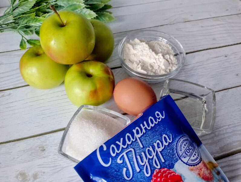 ingredients for pancakes