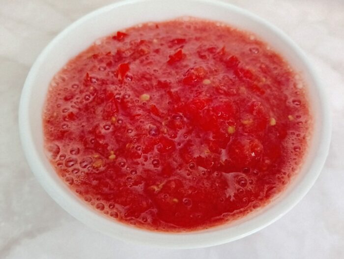 Faceti piure din rosii