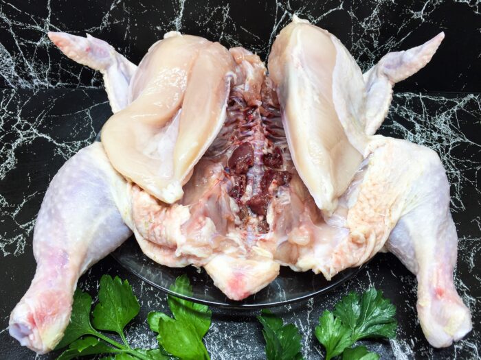 Wash the chicken carcasses