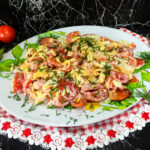 Crab Salad with Tomatoes & Cheese