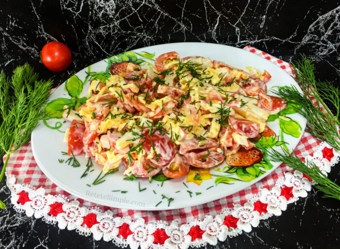 Crab Salad with Tomatoes & Cheese photo