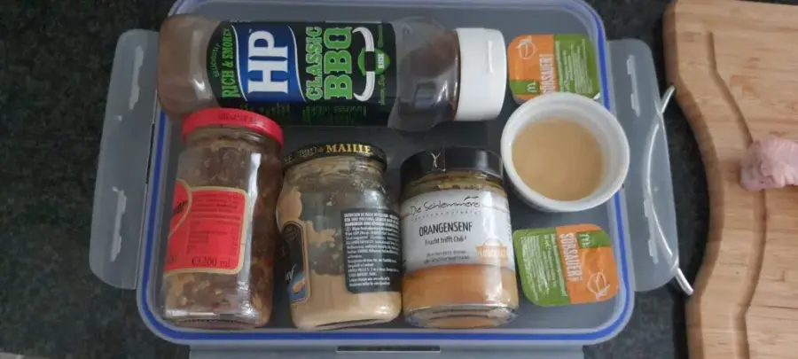 Ingredients for ducks legs