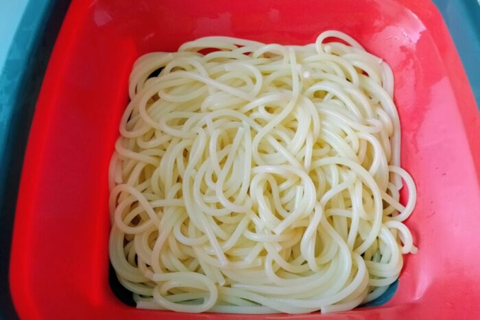 Hierve los espaguetis