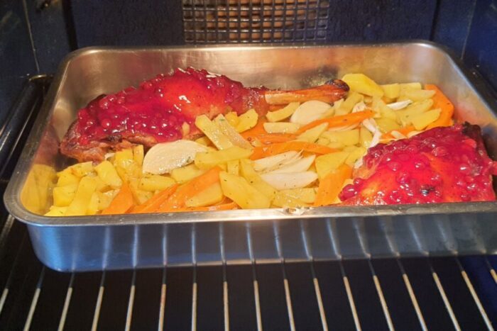 Return the dish to the oven