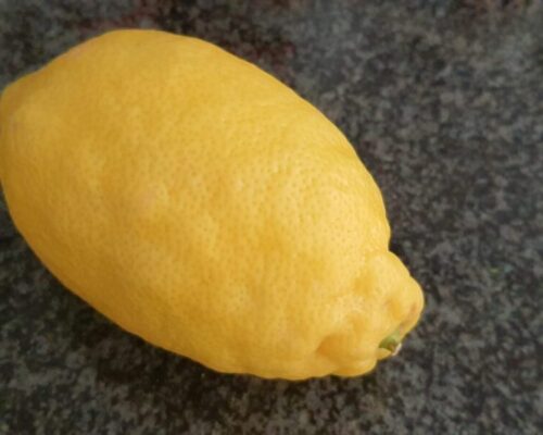 Add the juice from 1/4 lemon