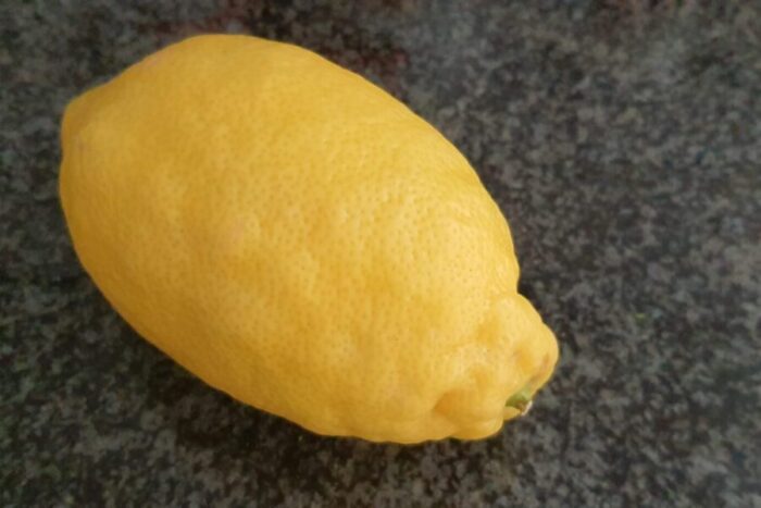 Add the juice from 1/4 lemon