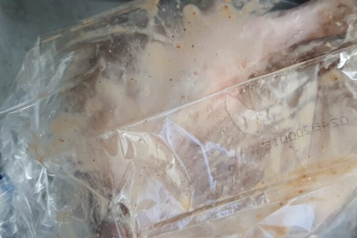 Seal the roasting bag tightly