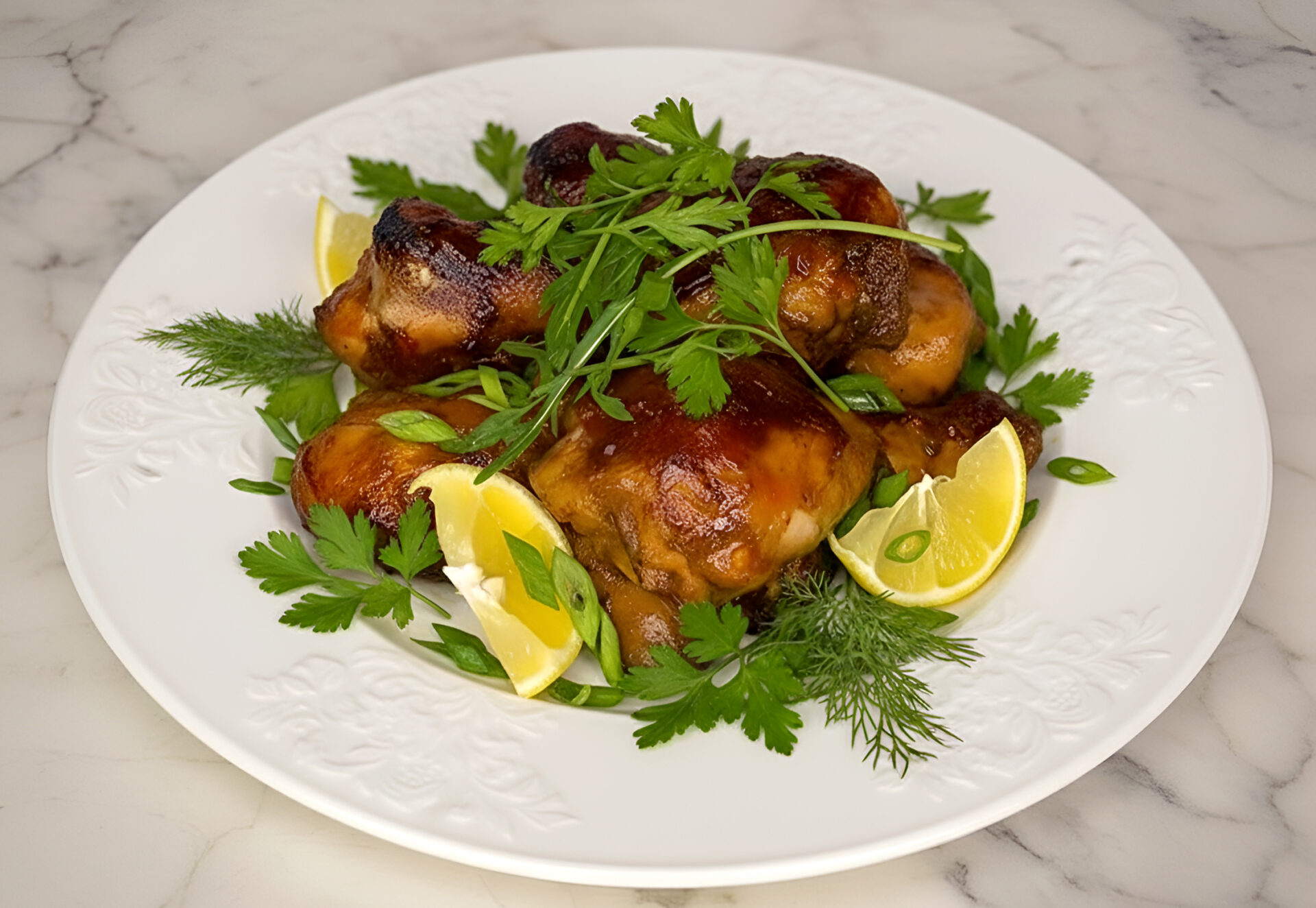 BBQ Baked Chicken Drumsticks Marinade photo