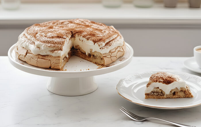 Cappuccino Pavlova Cake photo