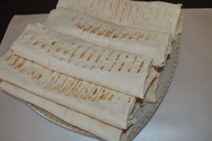 El kebab está listo