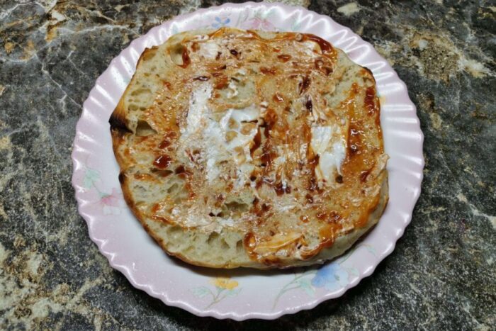 Pon una cucharada de kétchup