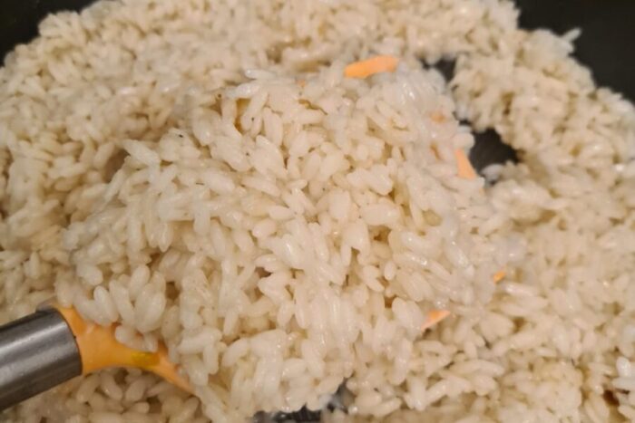 Se hierve hasta que la humedad