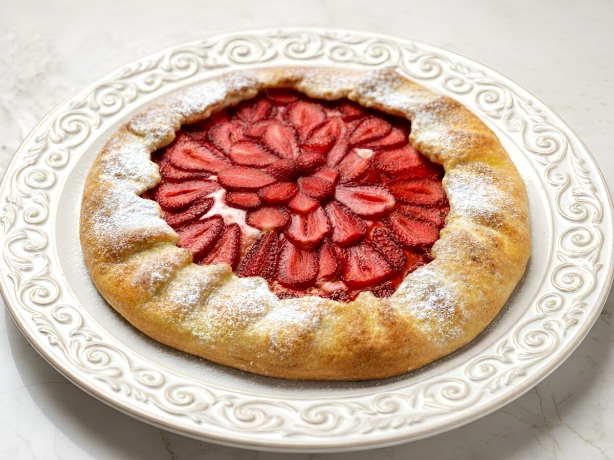 Strawberry Cottage Cheese Galette photo