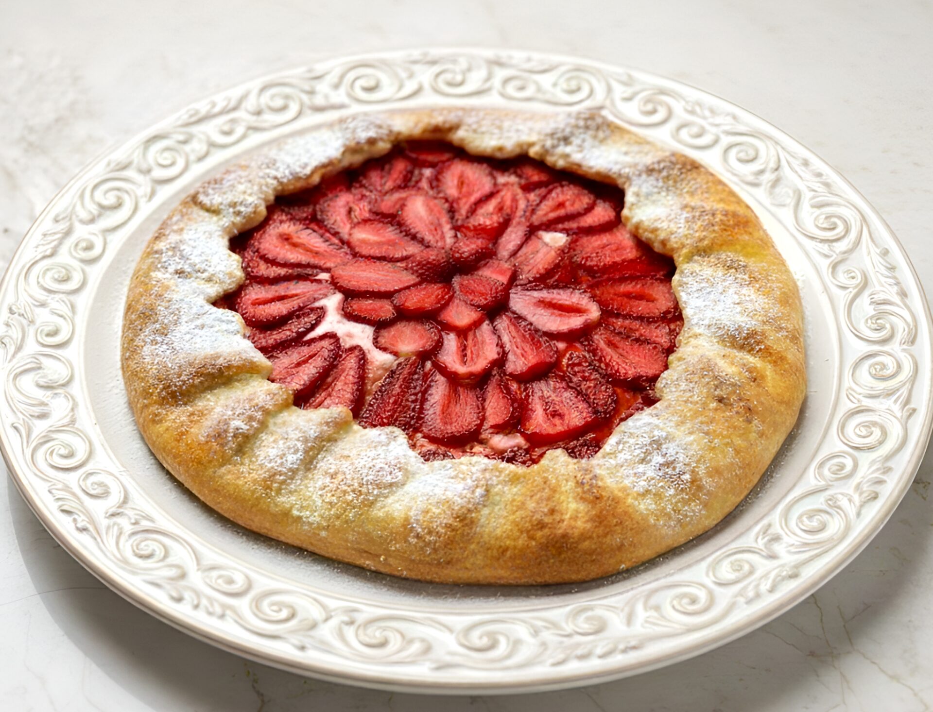Strawberry Cottage Cheese Galette photo