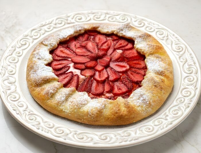 Strawberry Cottage Cheese Galette photo