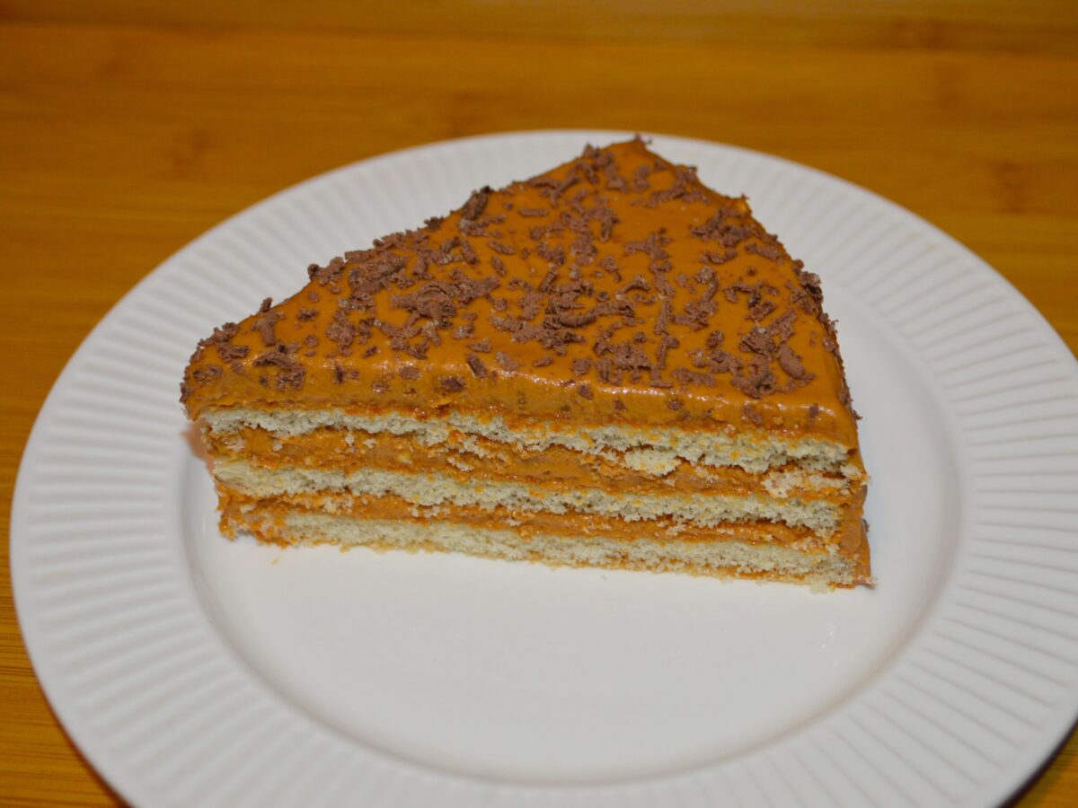 Tort cu lapte condensat poza