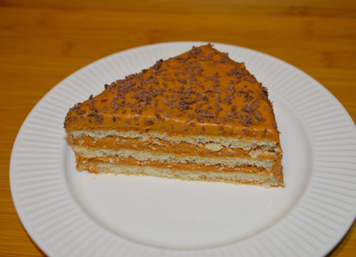 Tort cu lapte condensat poza